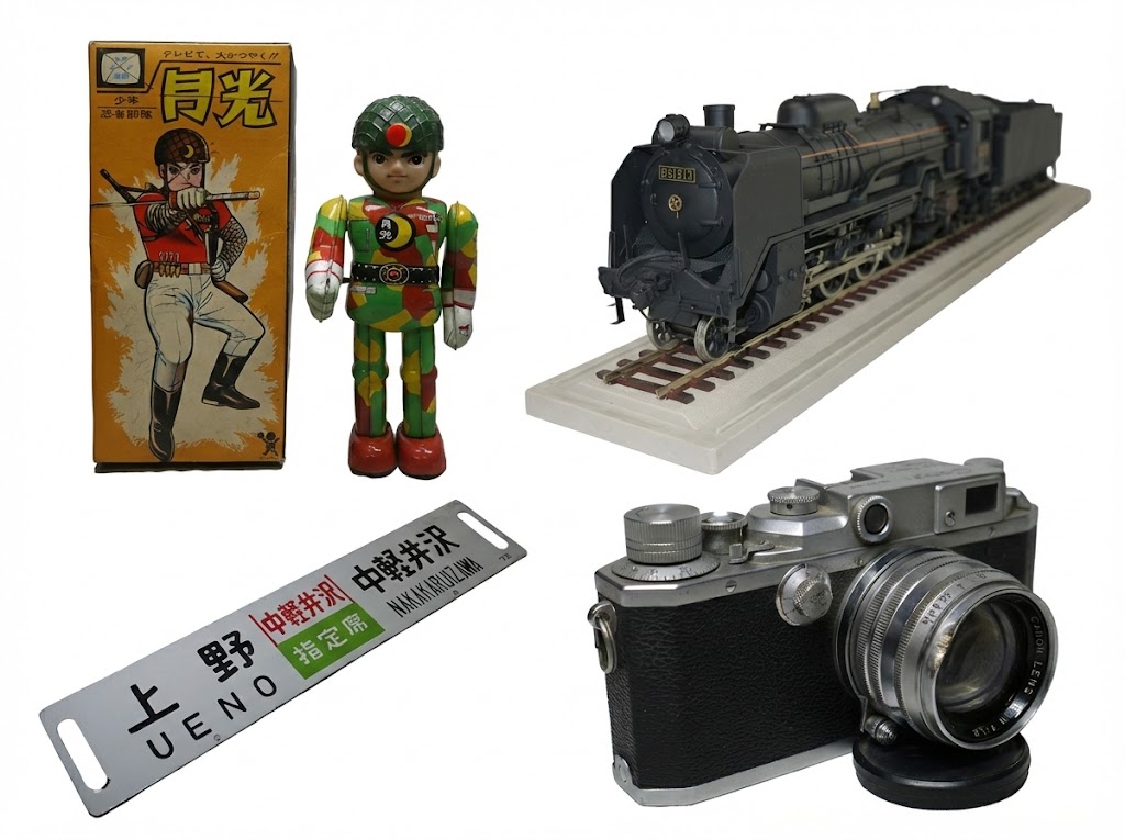 山梨県、静岡県、長野県、マッチラベル、昭和レトロ、ブリキ、おもちゃ、カメラ、買取